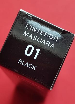 Тушь для ресниц givenchy l'interdit mascara couture volume 4g (оригинал)
