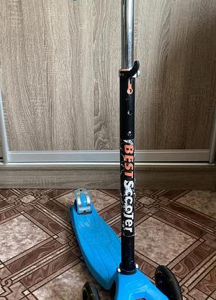 Best sccoter самокат детский трехколесный