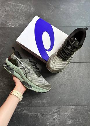 Кроссовки мужские asics gel-kinsei blast le linchen green white
