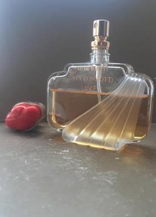 Шикарный раритетный восточный пьянящий парфюм lancetti via condotti флакон на 100 мл едт