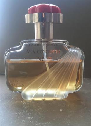 Шикарный раритетный восточный пьянящий парфюм lancetti via condotti флакон на 100 мл едт