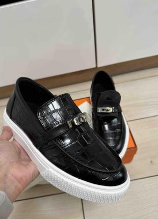 Туфли лоферы в стиле hermes