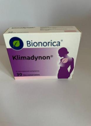 Bionorica klimadynon. біонорика клімадинон. 30 таблеток при клімактеричних скаргах. 30 tablets in me