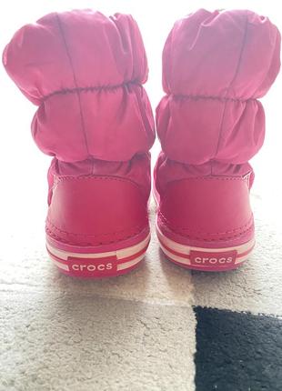 Сапожки crocs для девочки 3