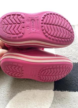 Сапожки crocs для девочки 4