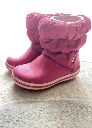 Сапожки crocs для девочки
