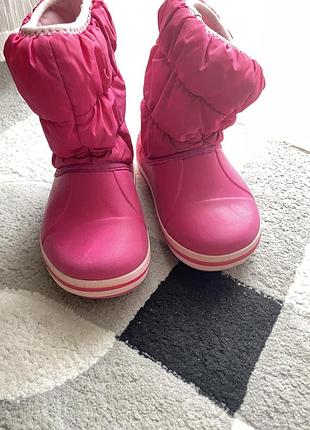 Сапожки crocs для девочки 5