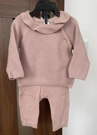 Вязаный кастам для девочки
