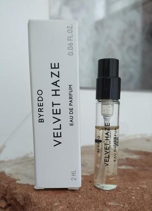 Velvet haze, byredo пробник