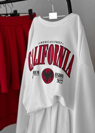 Комплект свитшот + тенниска.двухнитка петля