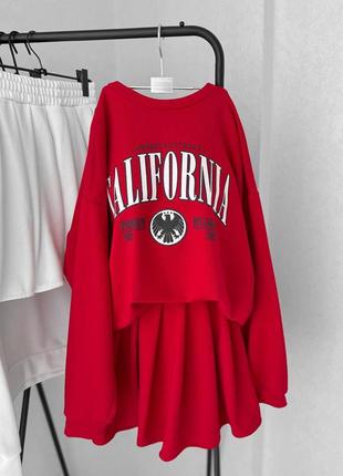 Комплект свитшот + тенниска.двухнитка петля