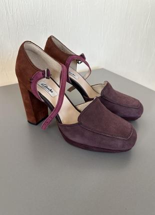 Туфли clarks, женские туфли clarks, clarks, туфлі,женская обувь