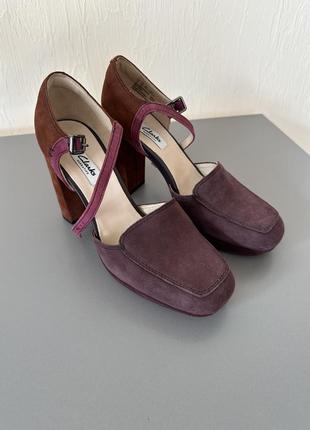 Туфли clarks, женские туфли clarks, clarks, туфлі,женская обувь5 фото