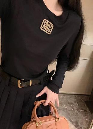 Лонг, лонгслів, светр, гольф miu miu