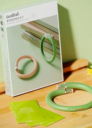 Браслет от комаров xiaomi qualitell q1 (водонепроницаемый, зеленый)