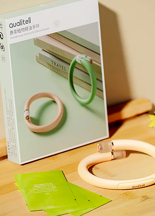 Браслет от комаров xiaomi qualitell q1 (водонепроницаемый, зеленый)