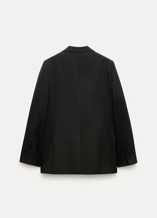 Блейзер zw collection оверсайз с шерстью зара4 фото