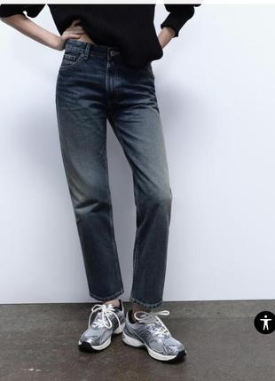 Джинси zara straight fit