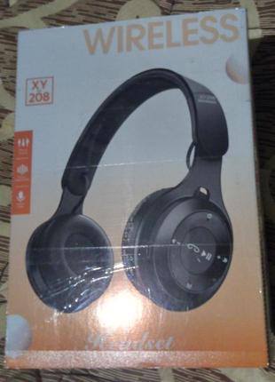 Нові bluetooth headphones навушники мають два різновиди використання на блютуз без шнура та зі шнуром