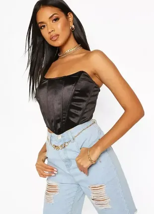 Корсет топ у стилі zara тренд