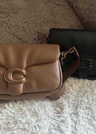 Кожаная сумка coach