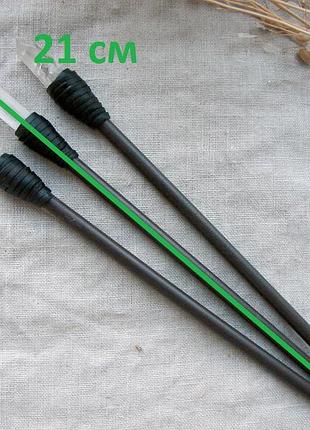 Шпилька для волос с кристаллом прозрачного кварца заколка палочка с камнем