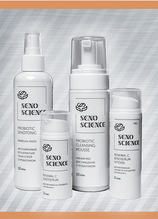 Seno science probiotic cleansing mousse нежний мусс для очищения с пробиотиком 200 мл