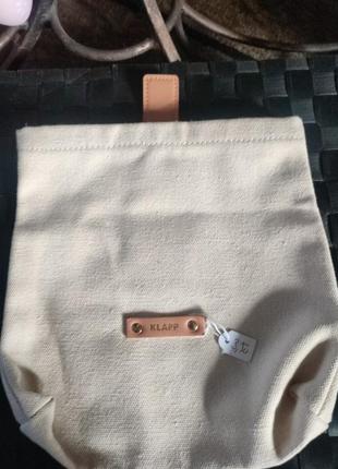 Льняная косметичка органайзер