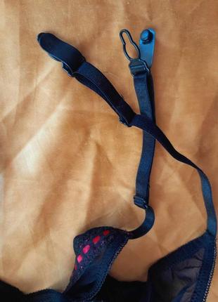 Боди карсет гламурный с креплением для чулок