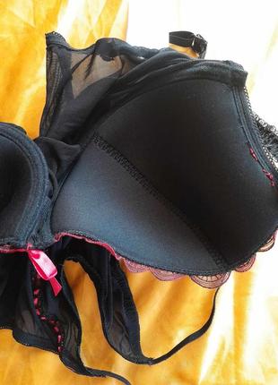 Боди карсет гламурный с креплением для чулок