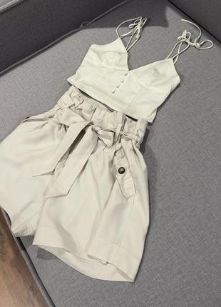 Коктейльный топ, шорты h&m