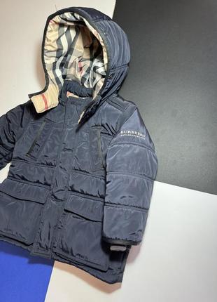 Оригинальная куртка burberry с капюшоном