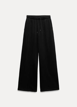 Zara штани палаццо heavy cotton
