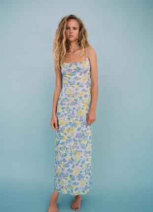 Платье женское тюлевое zara new
