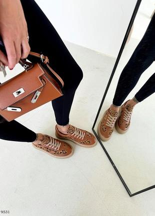 Удобные и качественные кеды с леопардовым принтом