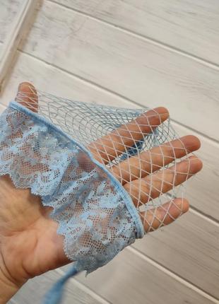 Чулочки сеточкой под пояс,с кружевом