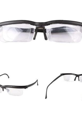Очки с регулировкой линз dial vision. универсальные очки для зрения. очки-лупа от -6d до +3d4 фото
