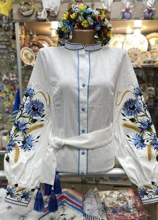 Вышиванка женская василька и колорки