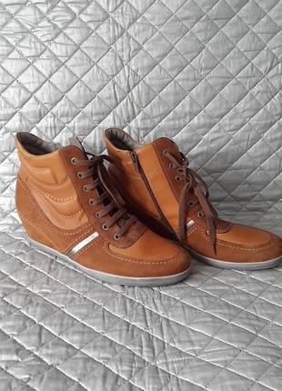 Женские кожаные ботинки фирма ara (41 размер)