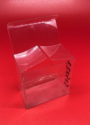Коробки збірні прозорі пластикові 7.5 х 7.5 х 5.5 см 200 мкр 50 шт2 фото