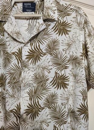 Сорочка cazador гавайка шведка віскоза рубашка m l