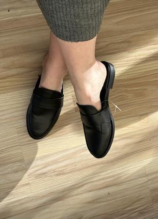 Мюлі monki чорні нові 36 босоніжки літні шльопки сандалі9 фото
