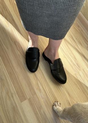 Мюлі monki чорні нові 36 босоніжки літні шльопки сандалі8 фото