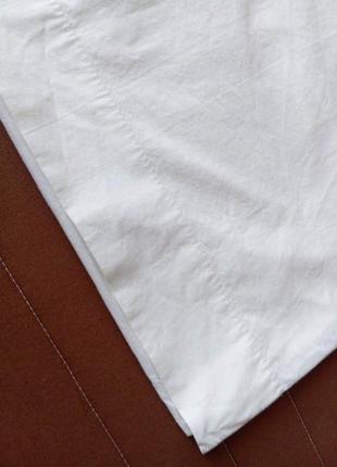 Белая евро наволочка primark хлопок натуральная котоновая коттон на прямоугольную подушку 50 х 70 см4 фото