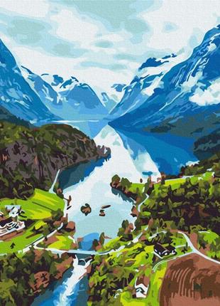 Картина за номерами brushme 48x60см "альпи" bs28730l