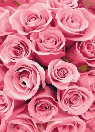 Картина за номерами brushme 40x50см "троянди з мрій" bs52258