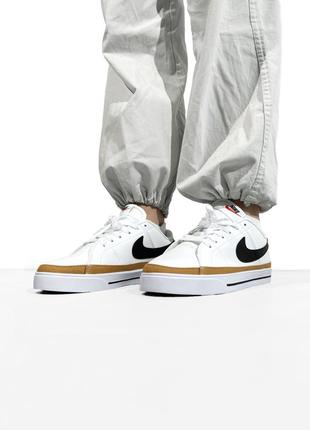 Кроссовки nike court legacy white/black2 фото