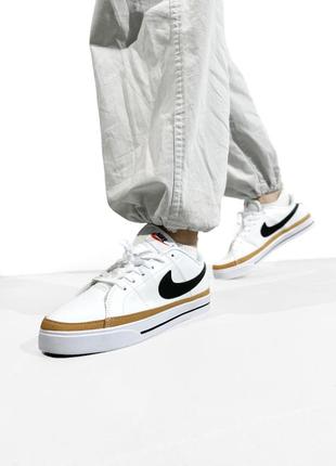 Кроссовки nike court legacy white/black4 фото