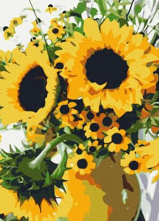 Картина за номерами brushme 48x60см "букет соняшників" bs52719l