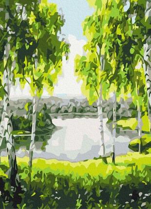 Картина за номерами brushme 48x60см "берізки з дитинства" bs52205l